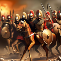 Battle of Thermopylae but the Persians are Assyrians.